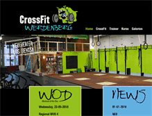 Tablet Screenshot of crossfitwerdenberg.com